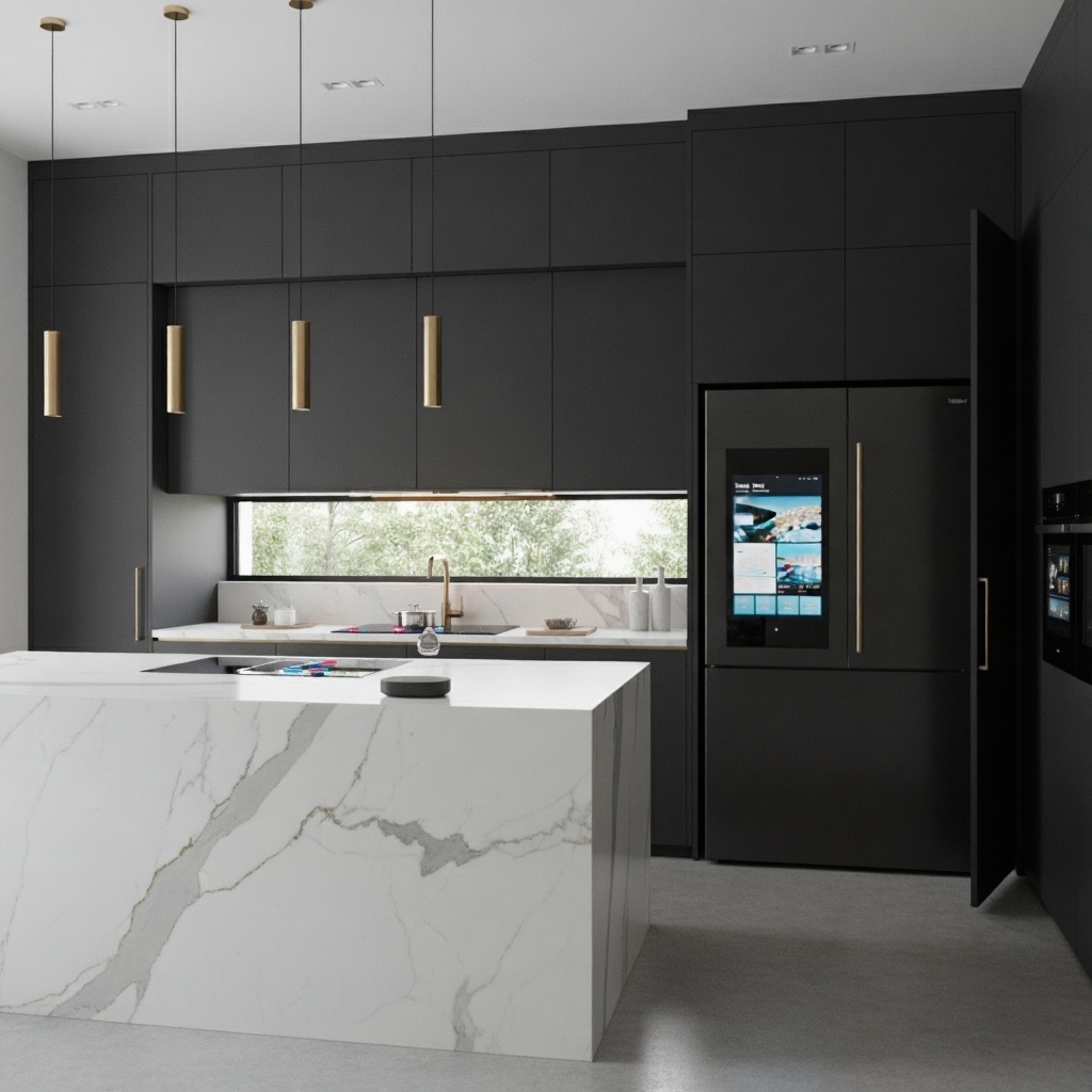 Smart kitchen appliances and technology integration