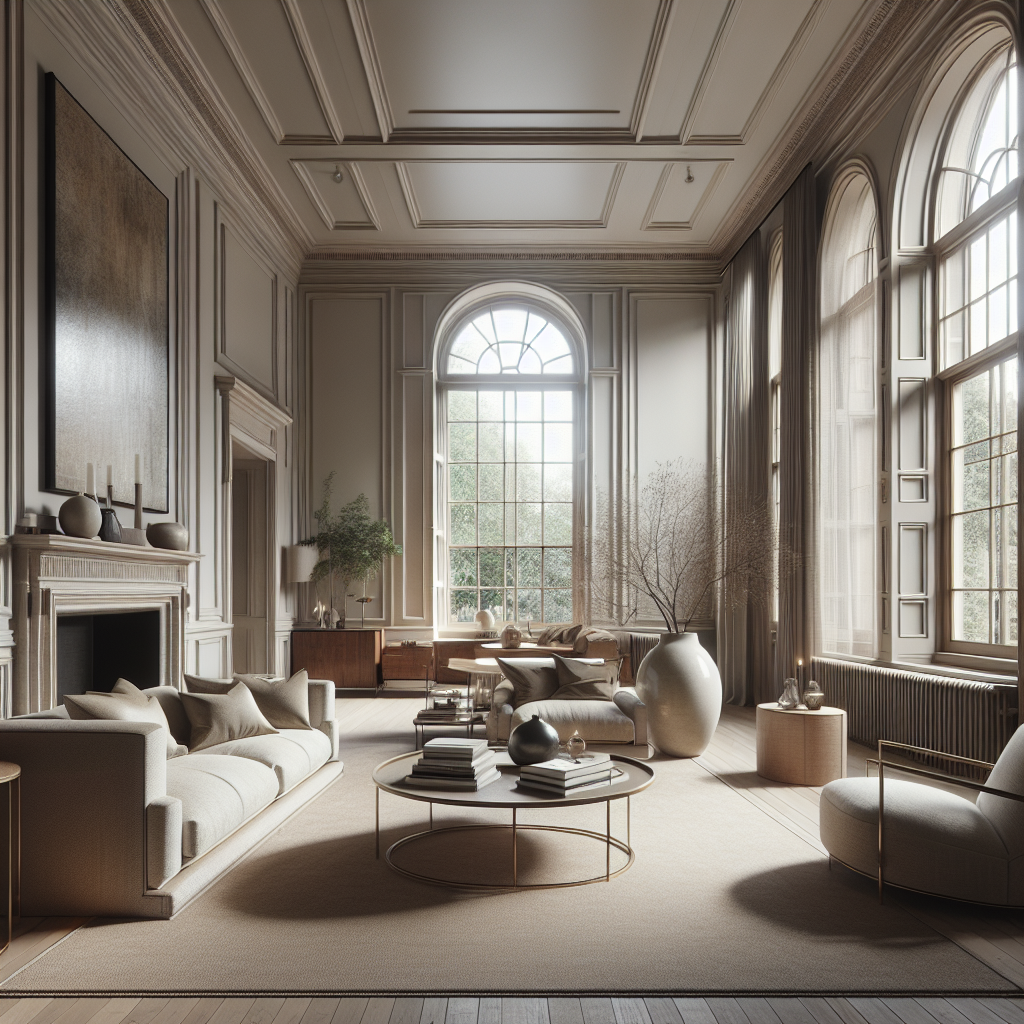 Open plan UK living space with large windows and natural light enhancing property value